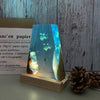Trapezoid Turtles Underwater Resin Table Light