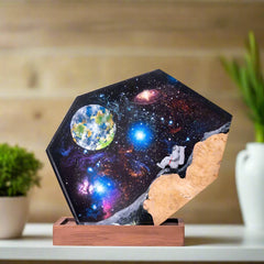 Moonview Space Resin Table Lamp