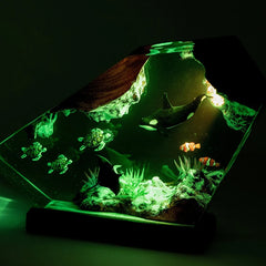 Orca Seabed Resin Table Lamp