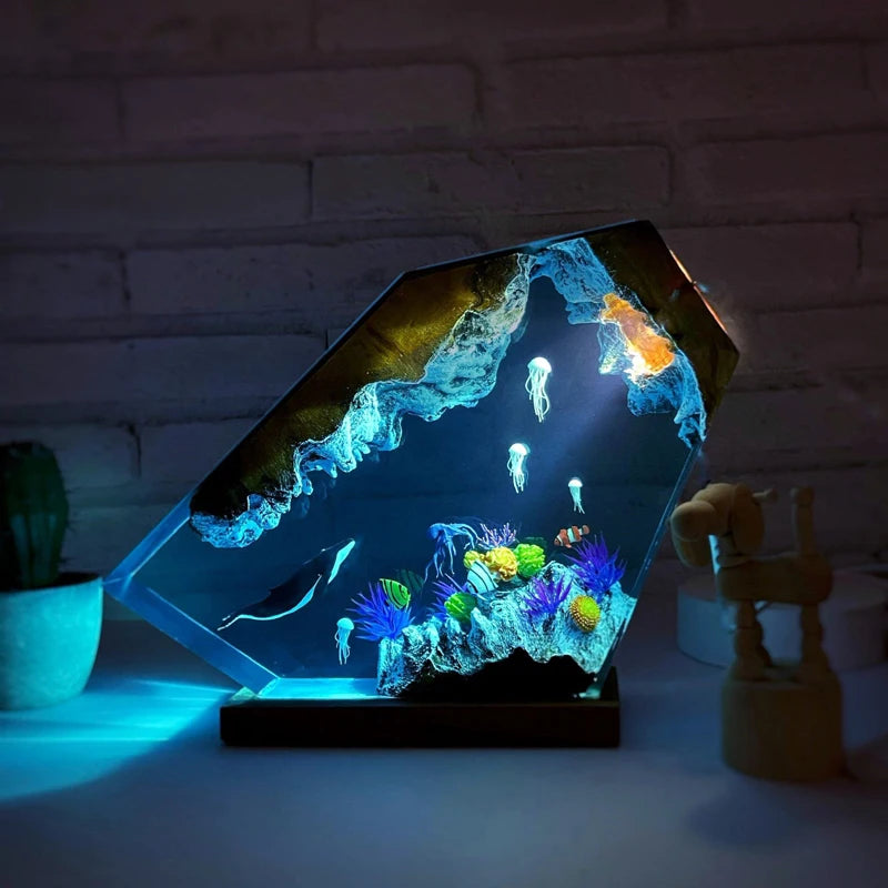 Seabed Exploration Resin Table Light