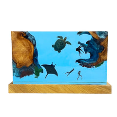 Underwater World Resin Table Light
