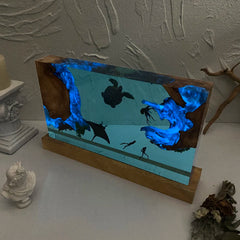 Underwater World Resin Table Light