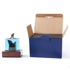 5cm/8cm Great White Shark Resin Light Cube