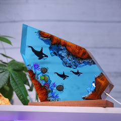 Orcas Underwater Resin Table Light
