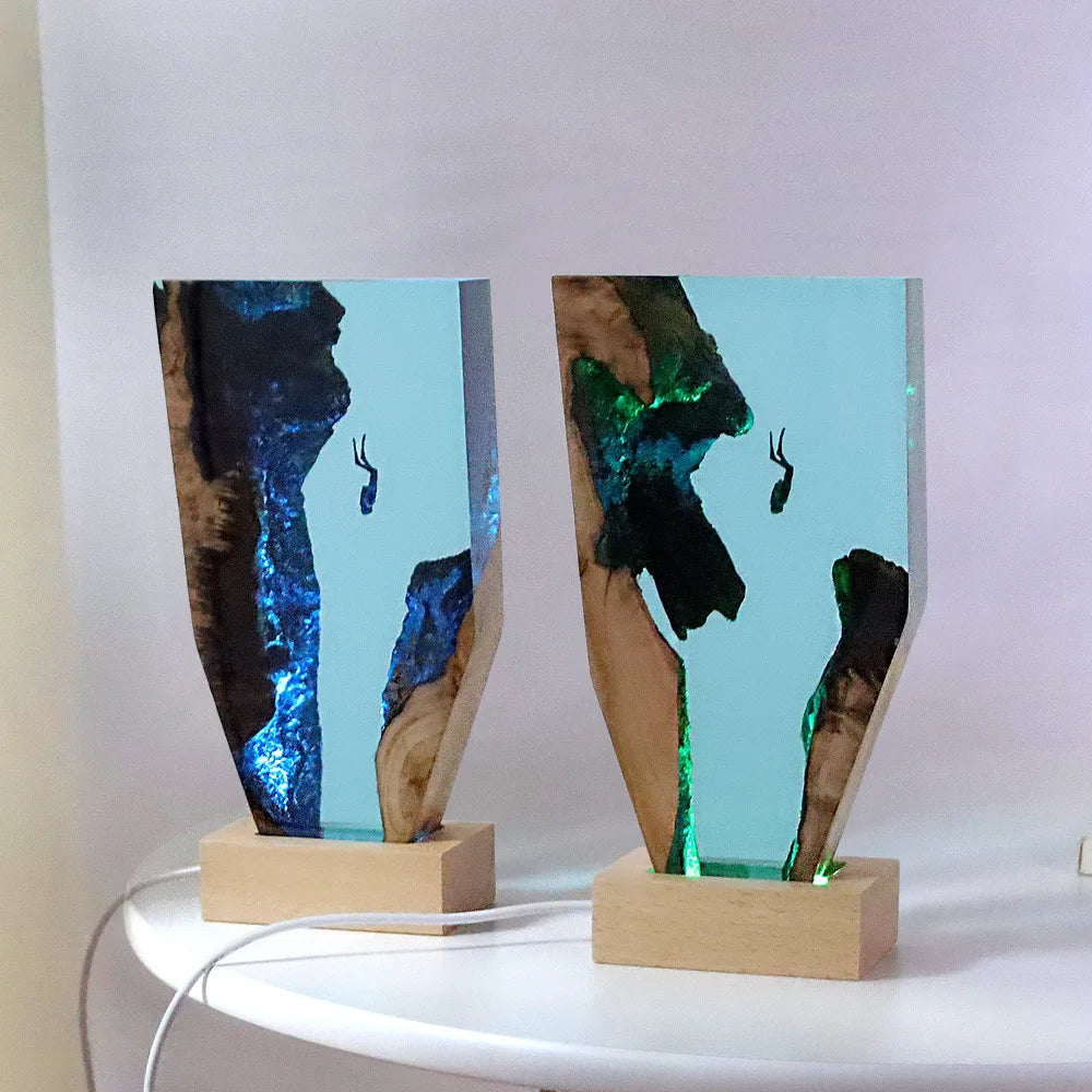Deep Sea Diving Underwater Resin Table Light