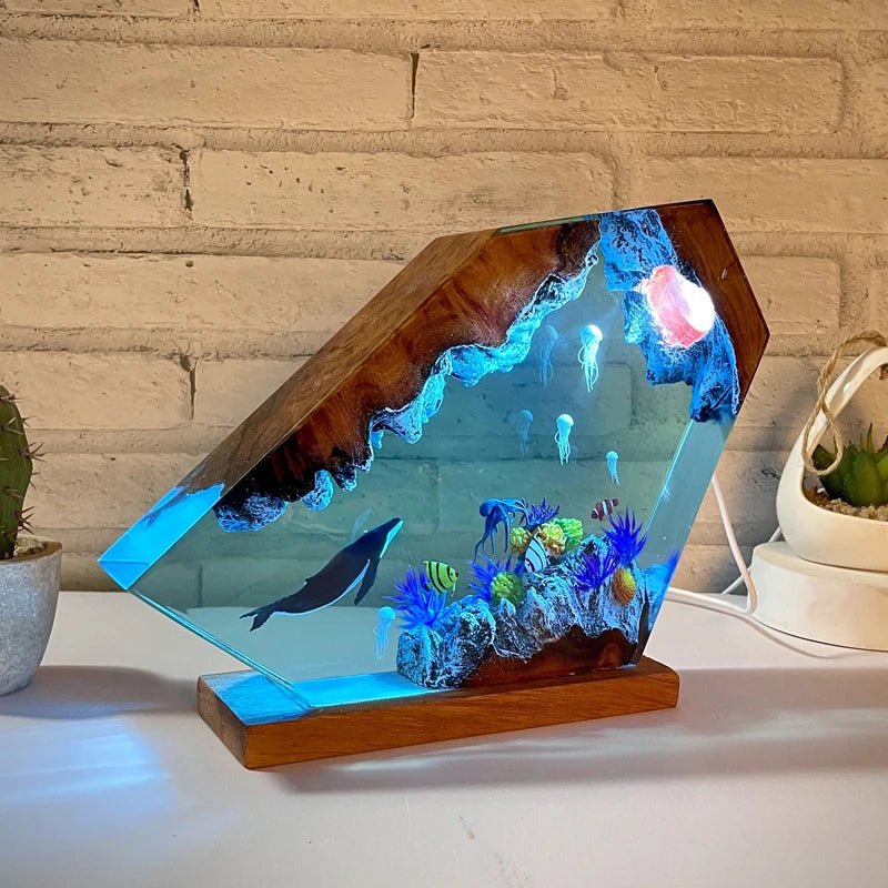 Seabed Exploration Resin Table Light