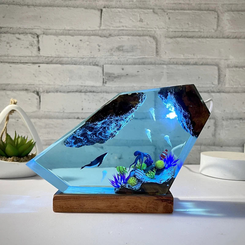 Seabed Exploration Resin Table Light